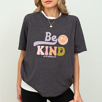 Simply Sage Market S.W.Smiley Be Kind Smiley Face Short Sleeve Tee