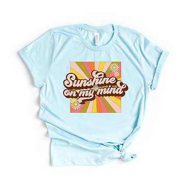 Simply Sage Market Retro Sunshine On My Mind Short Sleeve Tee