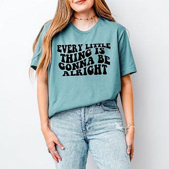 Simply Sage Market Every Little Thing Wavy Short Sleeve Tee