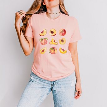 Simply Sage Market Peach Chart Short Sleeve Tee