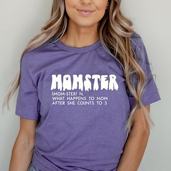 Simply Sage Market Halloween Momster Definition Short Sleeve Tee