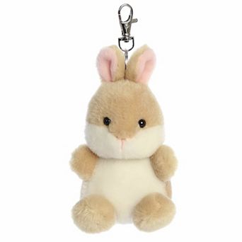 Aurora Mini Brown Adorable Clip-On 4" Ella Bunny Palm Pals