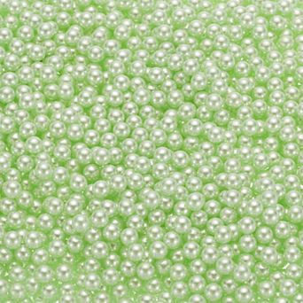 2500 pc Faux Pearl for Vase Filler, 6mm No Hole ABS Round Pearls for Crafting, Jewelry Making