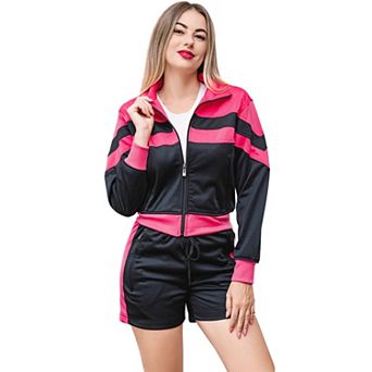 Women's Summer Track Jacket & Shorts Set