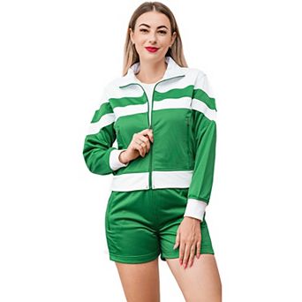 Women's Summer Track Jacket & Shorts Set