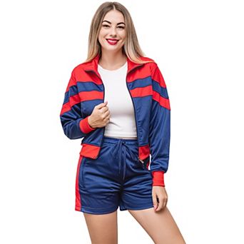 Women's Summer Track Jacket & Shorts Set
