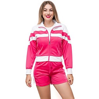 Women's Summer Track Jacket & Shorts Set