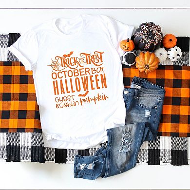 Simply Sage Market Halloween Sayings Short Sleeve Tee