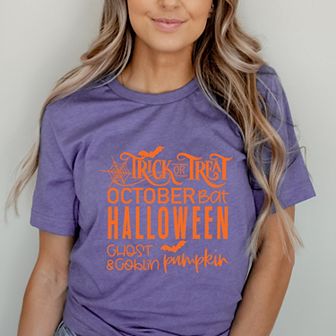Simply Sage Market Halloween Sayings Short Sleeve Tee