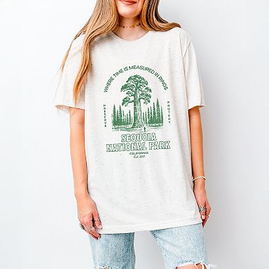 Sequoia National Park EST. 1890 - Womens Short Sleeve Graphic T-Shirt