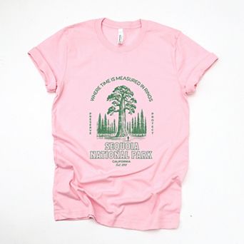 Sequoia National Park EST. 1890 - Womens Short Sleeve Graphic T-Shirt
