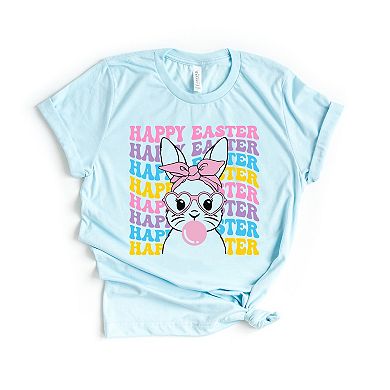Simply Sage Market Groovy Easter Bunny Short Sleeve Tee