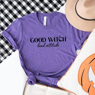 Simply Sage Market Good Witch Bad Attitude Short Sleeve Tee