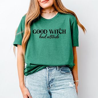 Simply Sage Market Good Witch Bad Attitude Short Sleeve Tee