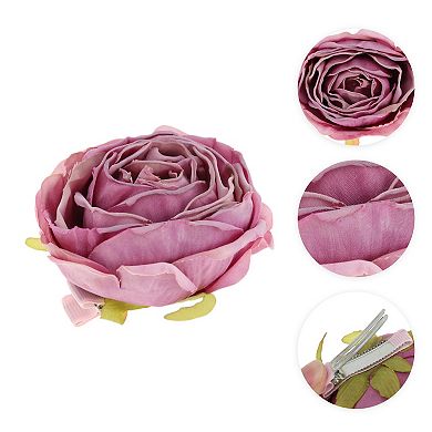 Fashion Simulation Rose Hair Clips Hairdo Clip 1 Pc