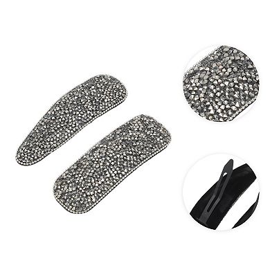 Elegant Rhinestone Hair Clips 2 Pcs