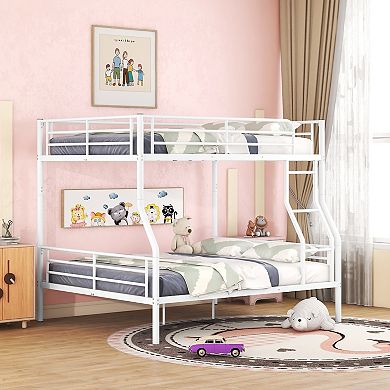 Merax Full XL Over Queen Metal Bunk Bed