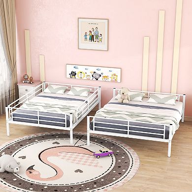 Merax Full XL Over Queen Metal Bunk Bed