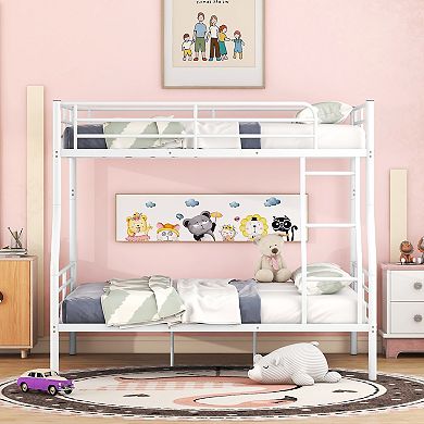 Merax Full XL Over Queen Metal Bunk Bed