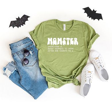 Simply Sage Market Halloween Momster Definition Short Sleeve Tee
