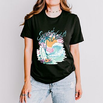 Simply Sage Market Sunset Chaser Waves Short Sleeve Tee