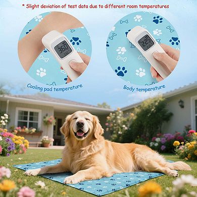 Ownpets Pet Cooling Mat Oxford Fabric for Indoor Outdoor Use