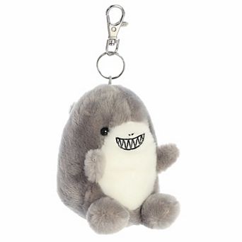 Aurora Mini Gray Adorable Clip-On 4" Chomps Shark Palm Pals