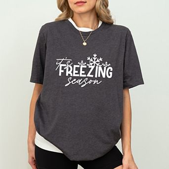 Simply Sage Market It's Freezing Season Short Sleeve Tee