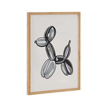 Gallery Black Bubble Balloon Dog Animal Print by The Creative Bunch Studio
