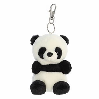 Aurora Mini White Adorable Clip-On 4" Bamboo Panda Palm Pals
