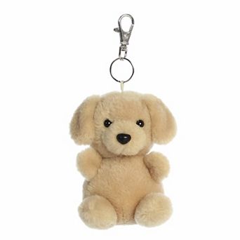 Aurora Mini Brown Adorable Clip-On 4" Sunny Lab Palm Pals
