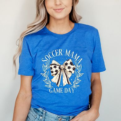 Simply Sage Market Soccer Mama Game Day Coquette Short Sleeve Tee