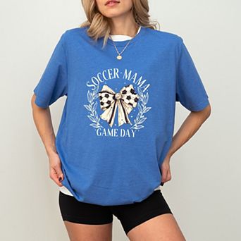 Simply Sage Market Soccer Mama Game Day Coquette Short Sleeve Tee