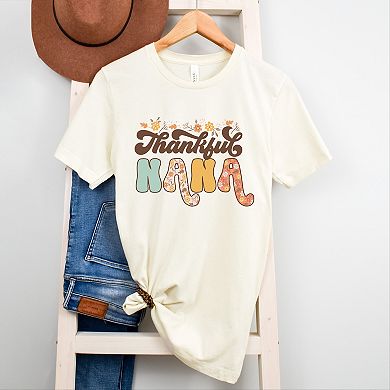 Simply Sage Market Thankful Nana Floral Short Sleeve Tee