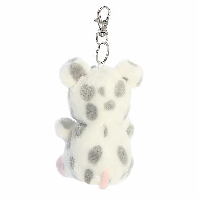 Aurora Mini Gray Adorable Clip-On 4" Piggles Spotted Piglet Palm Pals