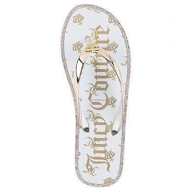 Juicy Couture Women's Shamrock Flip Flop Sandals