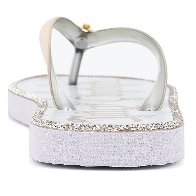 Juicy Couture Women's Shamrock Flip Flop Sandals