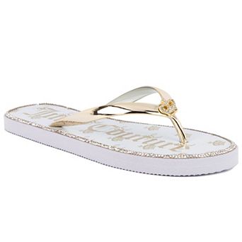 Juicy Couture Women's Shamrock Flip Flop Sandals