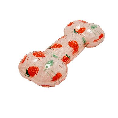 Woof Strawberry Cherry TPR Bone