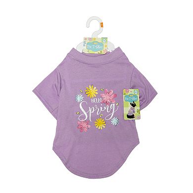 Woof Hello Spring Pet Shirt