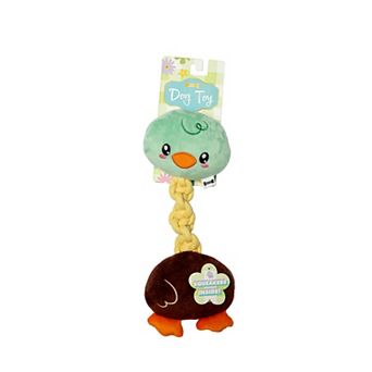 Woof Mallard Duck Rope Plush Dog Toy