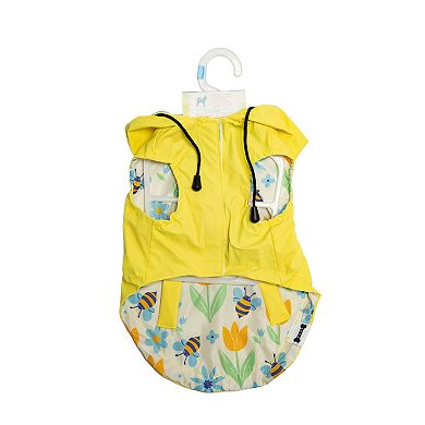 Woof Bees Pet Rain Coat
