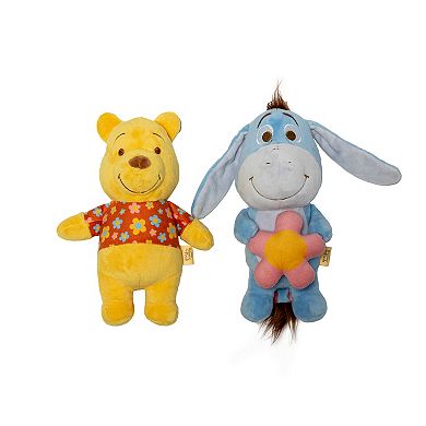 WOOF® 2-Pack Pooh Eeyore Tee Plush Dog Toy
