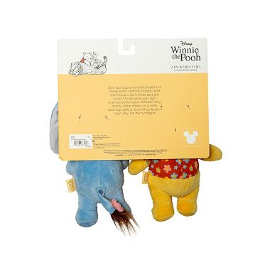 WOOF® 2-Pack Pooh Eeyore Tee Plush Dog Toy