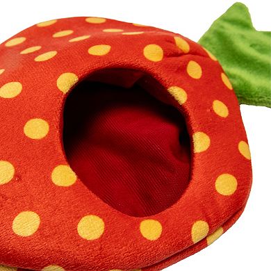 WOOF® Strawberry & Caterpillar Burrow Plush Pet Toy