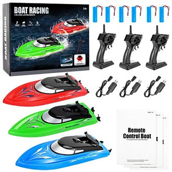 3PACK Remote Control Boat, Rc Boat for Kids