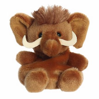Aurora Mini Brown Adorable Stuffed Animal 5" Mo Woolly Mammoth Palm Pals