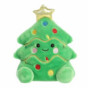 Aurora Small Green Festive Stuffed Animal Party-Sized 8" Douglas Christmas Tree Palm Pals