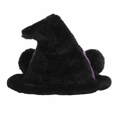Aurora Mini Black Spooky Stuffed Animal 5" Rowena Witch Hat Palm Pals