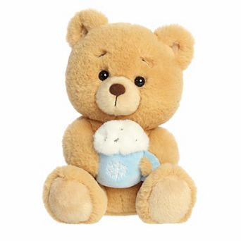 Aurora Small Cinnamon Latte Festive Stuffed Animal 10" Barista Bear Holiday